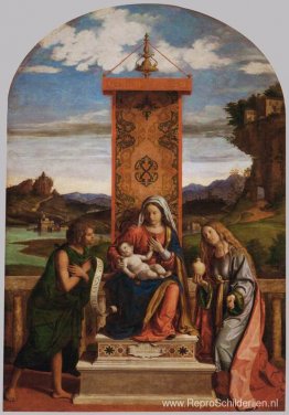 Madonna en Kind met Johannes de Doper en Maria Magdalena