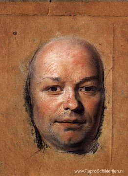 Studie voor portret van onbekende man