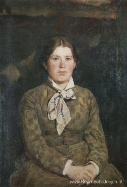 Portret van V. Vasnetsov, de vrouw van de kunstenaar