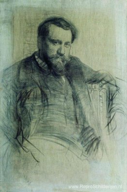 Portret van de kunstenaar Valentin Serov