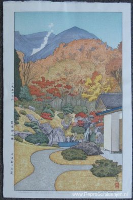 Herfst in het Hakone-museum