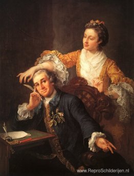 David Garrick en zijn vrouw