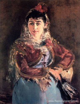 Portret van Emilie Ambre in de rol van Carmen