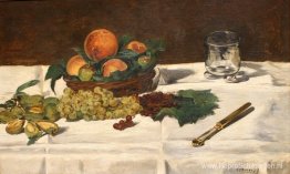 Stilleven: fruit op tafel