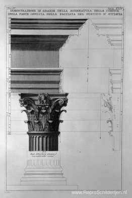 De Romeinse oudheden, t. 4, Plaat XLIV. Uitzicht op het grote fr