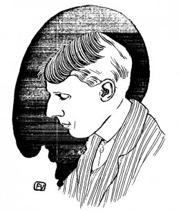 Portret van de Engelse schrijver en illustrator Aubrey Beardsley