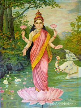 Lakshmi, de godin van de rijkdom