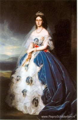 Portret van koningin Olga van Württemberg