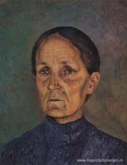 Portret van A.P.Petrovoy-Vodkin, moeder van de kunstenaar