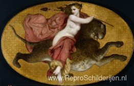 Bacchante op een panter