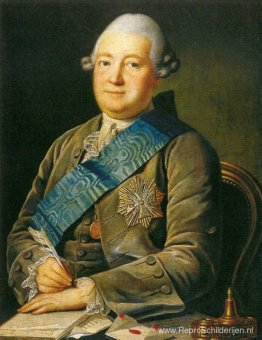 Portret van Adam Vasilevich Olsoefjev