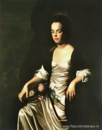 Portret van mevrouw John Stevens (Judith Sargent, later de heer