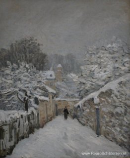 Sneeuw bij Louveciennes