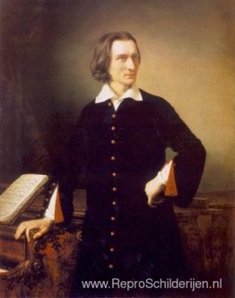 Portret van Franz Liszt