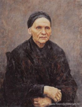 Portret van PF Surikova (moeder van de kunstenaar)