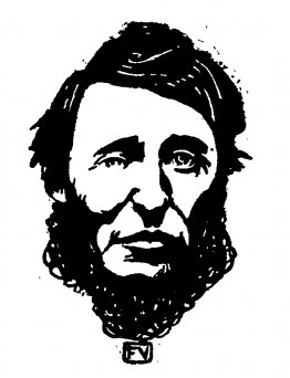 Portret van Henry David Thoreau