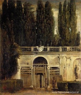 Villa Medici in Rome (gevel van de Grot Logia)