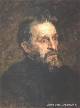 Portret van schilder Grigory Grigoryevich Myasoyedov