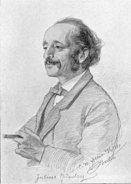 Portret van Julius Rodenberg