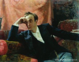 Portret van acteur en toneelschrijver Grigory Grigorievich Ghe