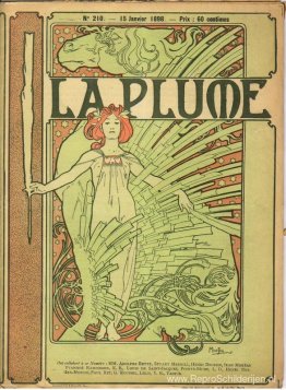 Cover gecomponeerd door Mucha voor de Franse literaire en artist