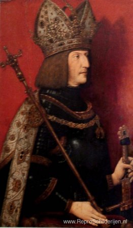 Portret van Maximiliaan I (1459-1519)