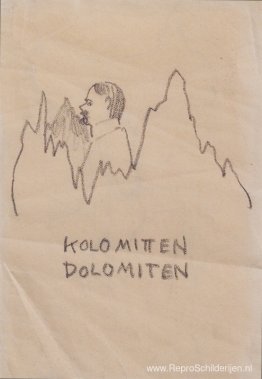 Kolo midden Dolomieten