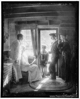 De Clarence White-familie in Maine