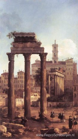 Rome: Ruïnes van het Forum, kijkend naar het Capitool