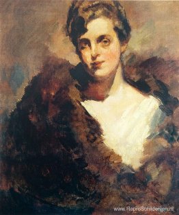 Het portret van Mariinsky Theaterzangeres Vera Aleekseevna Dorof