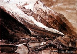 Gletsjer des Bossons Chamonix 1849