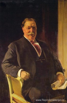 Portret van de heer Taft, president van de Verenigde Staten