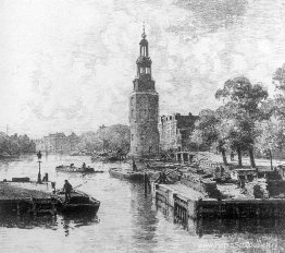 Montelbaanstoren in Amsterdam