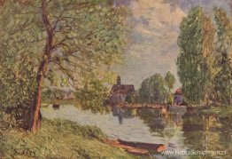 Rivierlandschap van Moret sur Loing