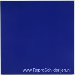 Schilderij nr. 97-23 (ultramarijnblauw, zinkwit, robijnmeer)