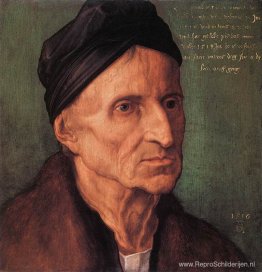 Portret van de Neurenbergse schilder Michael Wolgemut