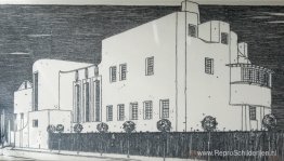 Le dessin de Mackintosh de la 'Huis voor een kunstliefhebber'