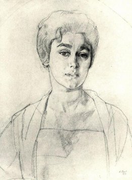 Portret van N. Vysotskaya