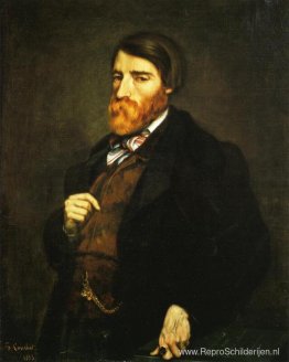 Portret van Alfred Bruyas (Schilderoplossing)