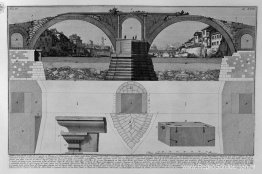 De Romeinse oudheden, t. 4, Plaat XVIII. Inscripties in Brug van