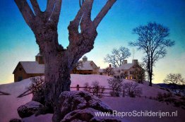 Heuveltopboerderij, Winter