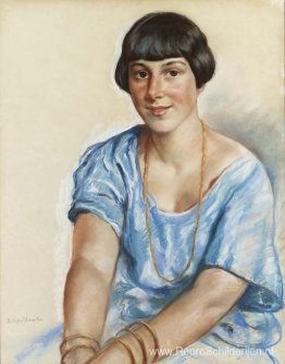 Portret van mevrouw V.