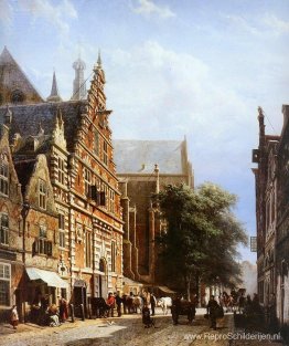 Vleeschhal en Grote Kerk in Haarlem