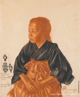 Portret van een Japans meisje