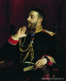 Portret van dichter grootvorst Konstantin Konstantinovich Romano