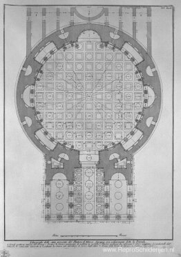 Iconografie van de huidige staat van het Pantheon