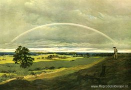 Landschap met regenboog