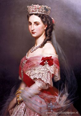 Portret van Charlotte van België