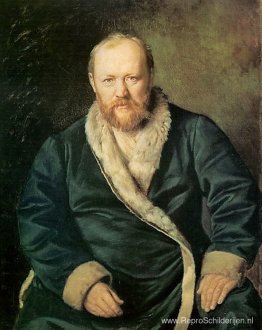 Portret van de toneelschrijver Alexander Ostrovsky