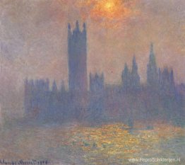 Houses of Parliament, Effect van zonlicht in de mist